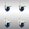 Service Caster 3 Inch 316SS Solid Polyurethane Wheel Swivel 10mm Stem Caster Set Lock Brake SCC-SS316TSTTL20S314-SPUS-M1015-4 - alternate 1